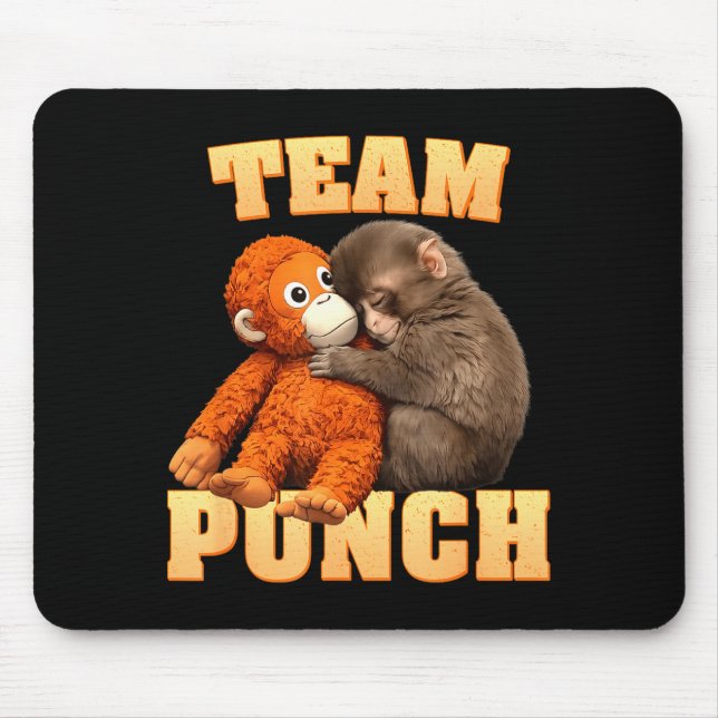 Monkey punch team punch  mouse mat (Front)