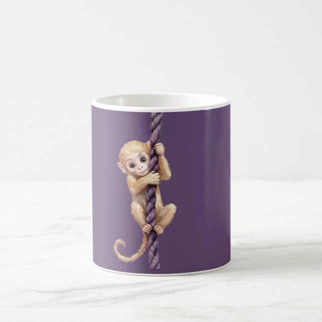 Monkey Purple Rope Coffee Mug (Center)