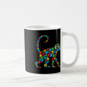 Monkey Puzzle Autism Awareness Autistic Womens Men Coffee Mug