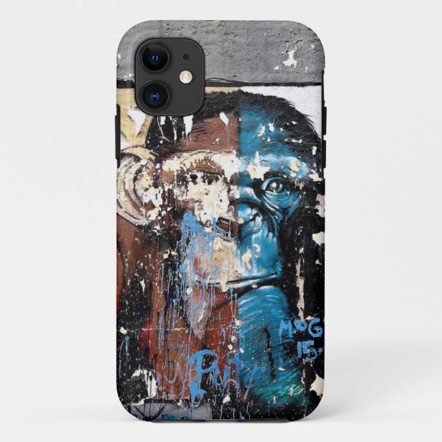 Monkey Retro graffiti Case (Back)