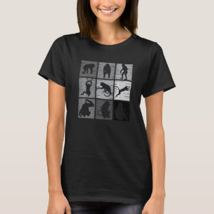 Monkey Retro Vintage Wild Animal For Men Women T-Shirt