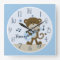 Monkey Rockstar/Musical Kid's Baby Nursery Clock