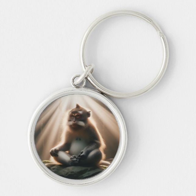 Monkey See Keychain (Front)