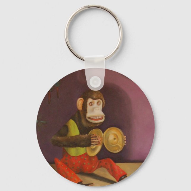 Monkey See Monkey Do Key Ring (Front)