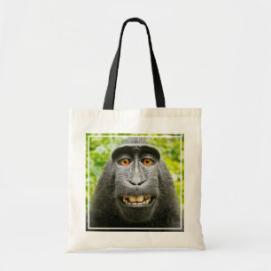 Monkey Selfie Tote Bag