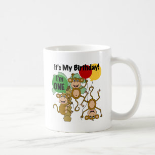 Monkey Shine 1st Birthday Tshirts and Gifts Coffee Mug