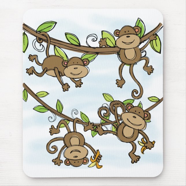 Monkey Shine Mouse Mat (Front)