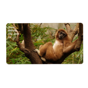 Monkey Shipping Label