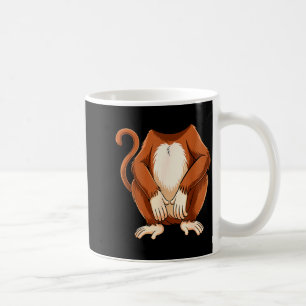 Monkey Shirt Adult Kids Men Women Brown Monkey Cos Coffee Mug