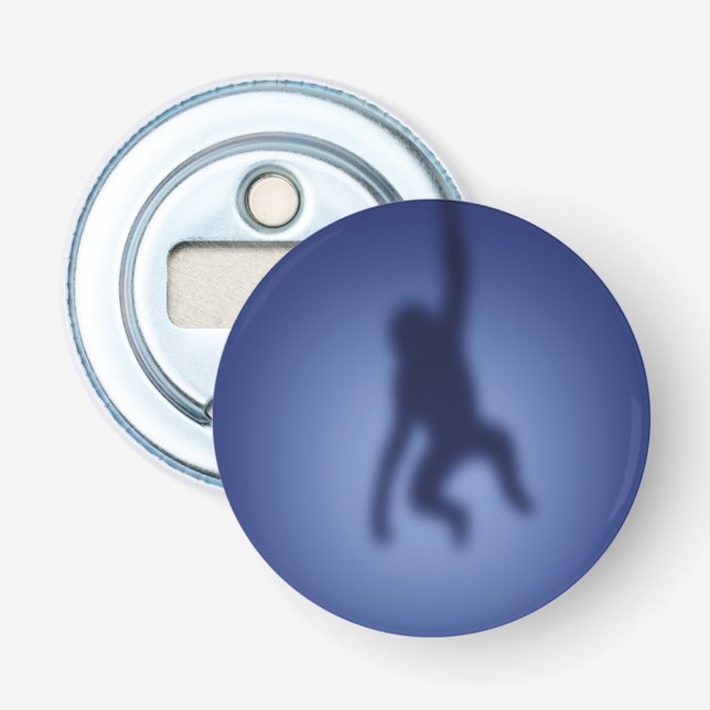 Monkey silhouette bottle opener (Front)