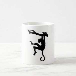 Monkey Silhouette Coffee Mug
