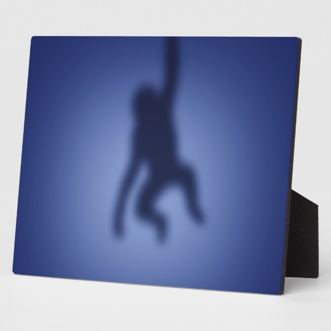 Monkey silhouette plaque (Side)