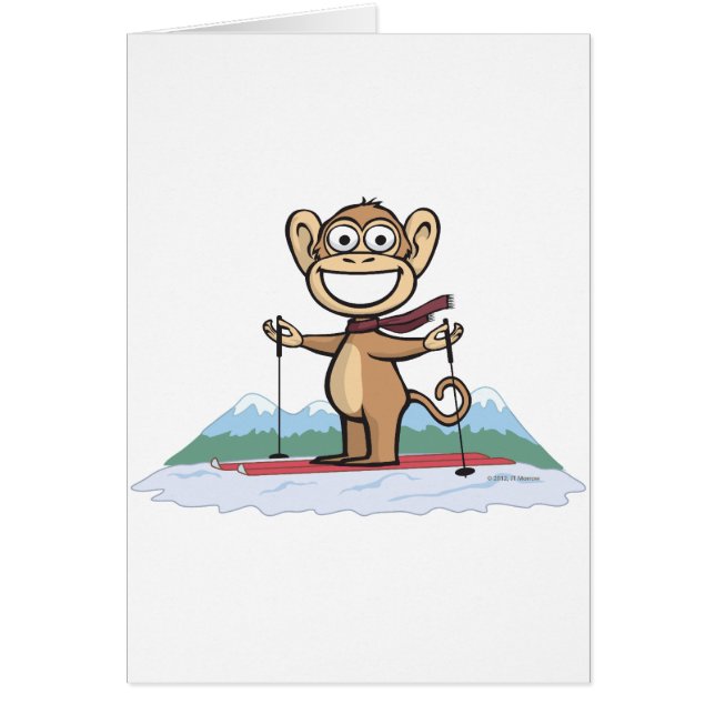 Monkey Skiing (Front)