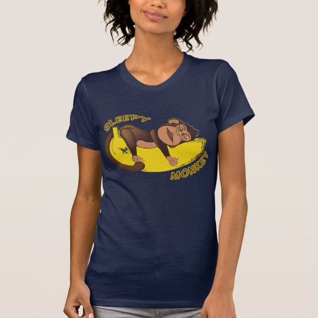 Monkey Sleepy T-Shirt (Front)