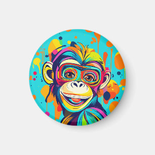Monkey Smiling Magnet