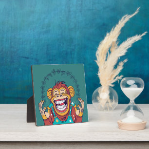 Monkey Smiling Plaque