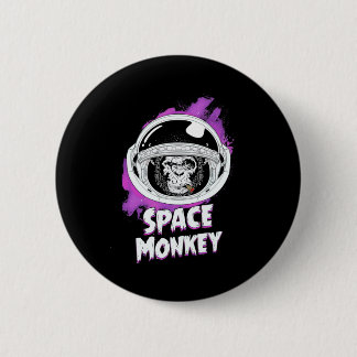 Monkey Space Monkey 6 Cm Round Badge