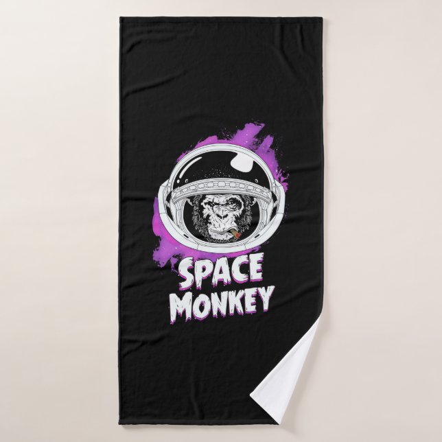 Monkey Space Monkey Bath Towel (Bath Towel)