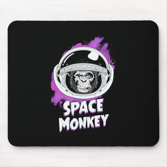 Monkey Space Monkey Mouse Mat (Front)