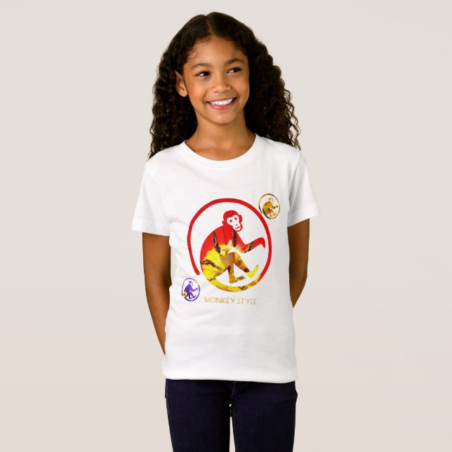 Monkey Style T-Shirt (Front Full)