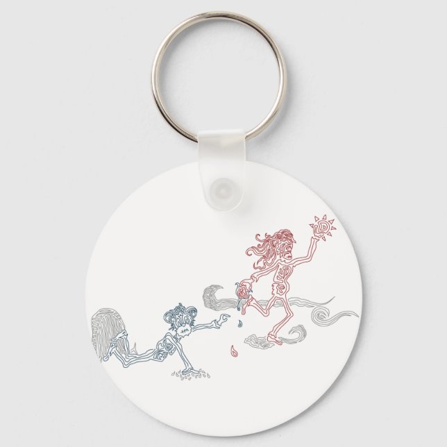 monkey sun snatcher key ring (Front)