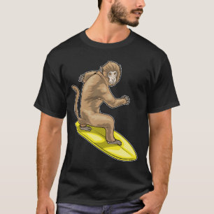 Monkey Surfer Surfboard T-Shirt