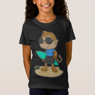 Monkey Surfer Surfboard T-Shirt