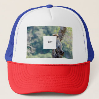 monkey t-shirt trucker hat