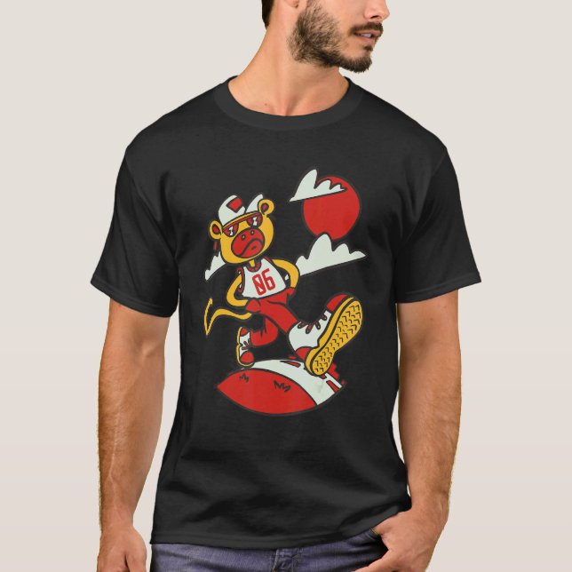 Monkey Tough Birthday  6 Years Monkey T-Shirt (Front)