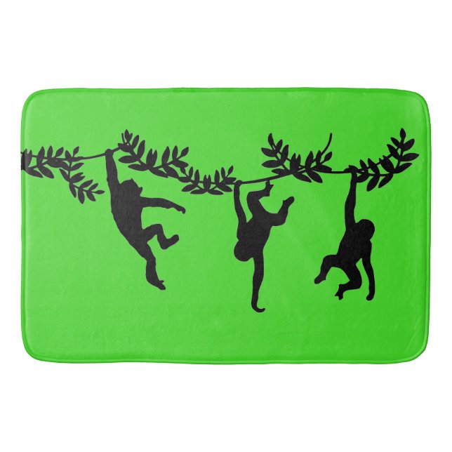 Monkey Troop Bath Mat (Front)