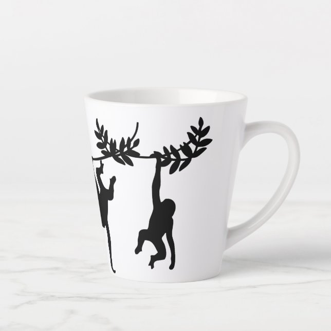 Monkey Troop Latte Mug (Right)