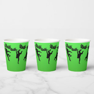 Monkey Troop Paper Cups