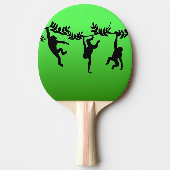 Monkey Troop Ping Pong Paddle (Front)