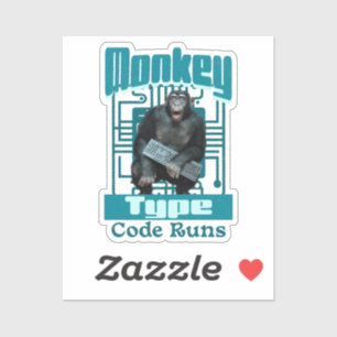 Monkey Type, Code Runs Funny Full-Stack Developer
