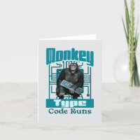 Monkey Type, Code Runs Funny Full-Stack Developer