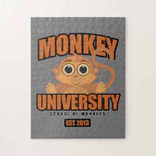 Monkey University Jigsaw Puzzle