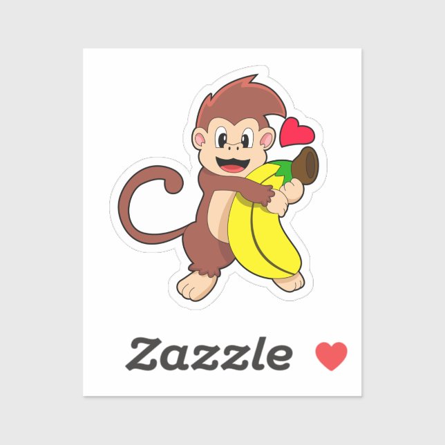 Monkey with Banana (Sheet)