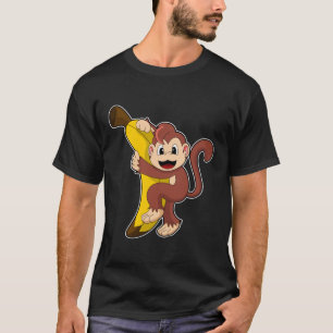 Monkey with Banana (1).PNG T-Shirt