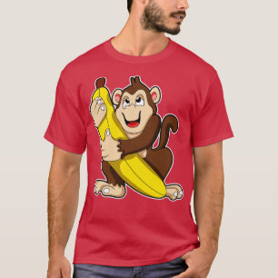 Monkey with Banana 5 T-Shirt