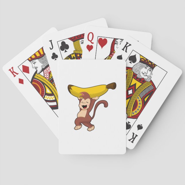 Monkey with Banana Playing Cards (Back)