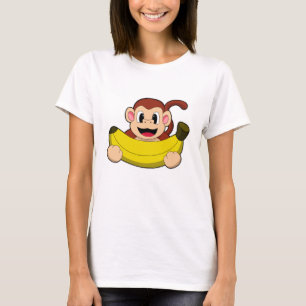 Monkey with Banana T-Shirt