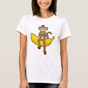 Monkey with Banana T-Shirt