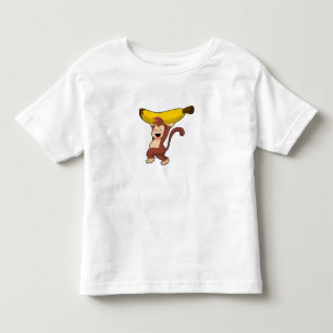 Monkey with Banana Toddler T-Shirt