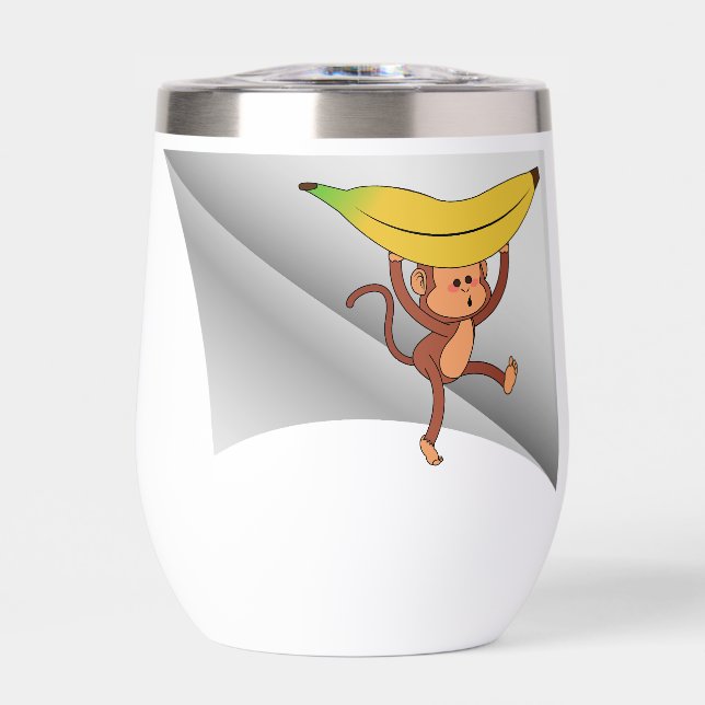 monkey with banana under the patch (Front)