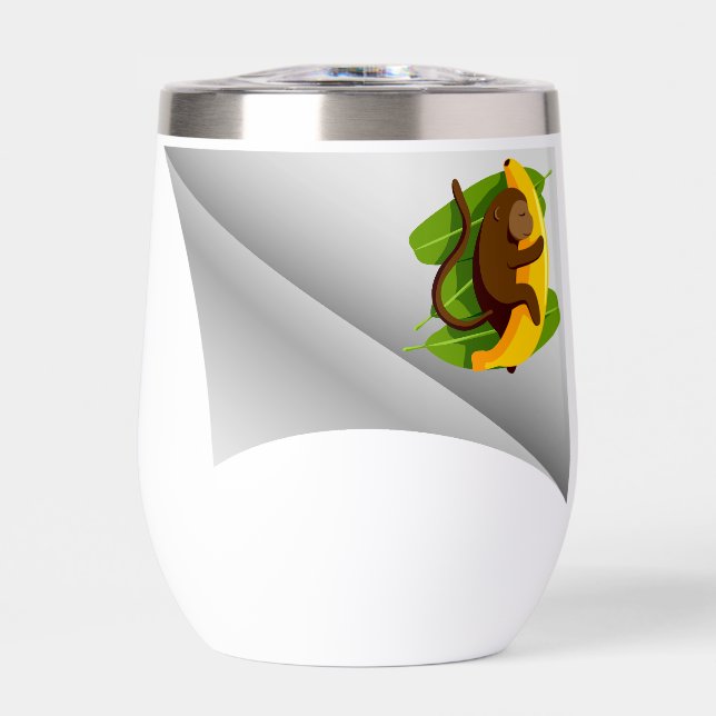 monkey with banana under the patch (Front)