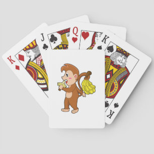 Monkey with Bananas Playing Cards