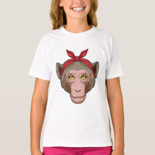 Monkey with Bandana T-Shirt