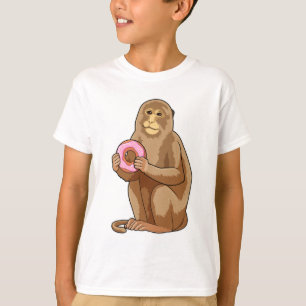 Monkey with Donut T-Shirt