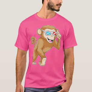 Monkey with Glasses T-Shirt