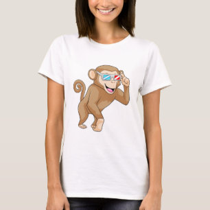 Monkey with Glasses T-Shirt